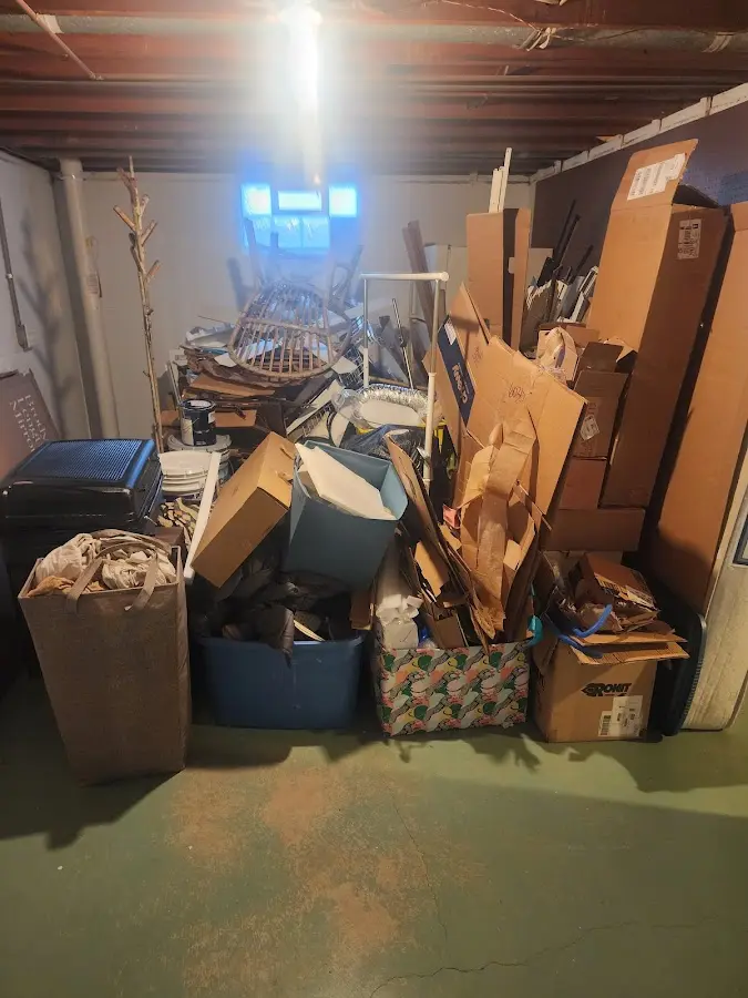 Roll-off dumpster container at job site for Roll Off Dumpster Rental in Reno